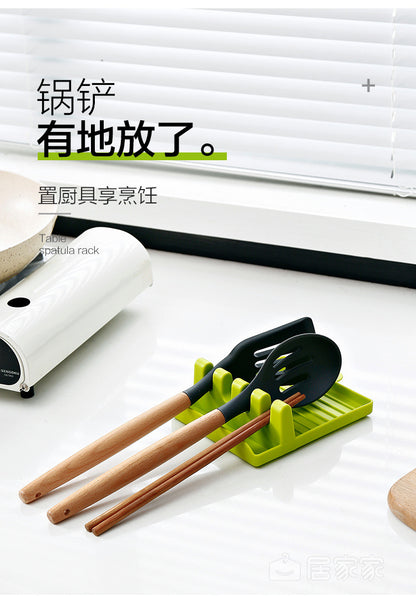 Organize Your Kitchen with Rack Sponge Rest for Tableware.