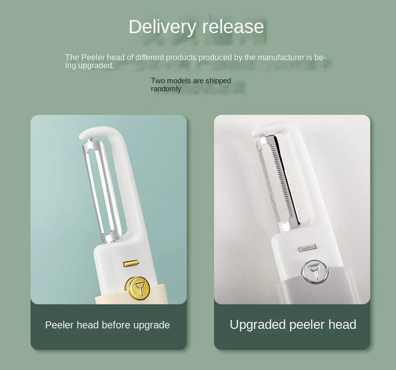 Slice and Peel Mastery: Stainless Steel 2-in-1 Fruit Cutting Knife with Peeler – Effortless Precision in Every Cut!"