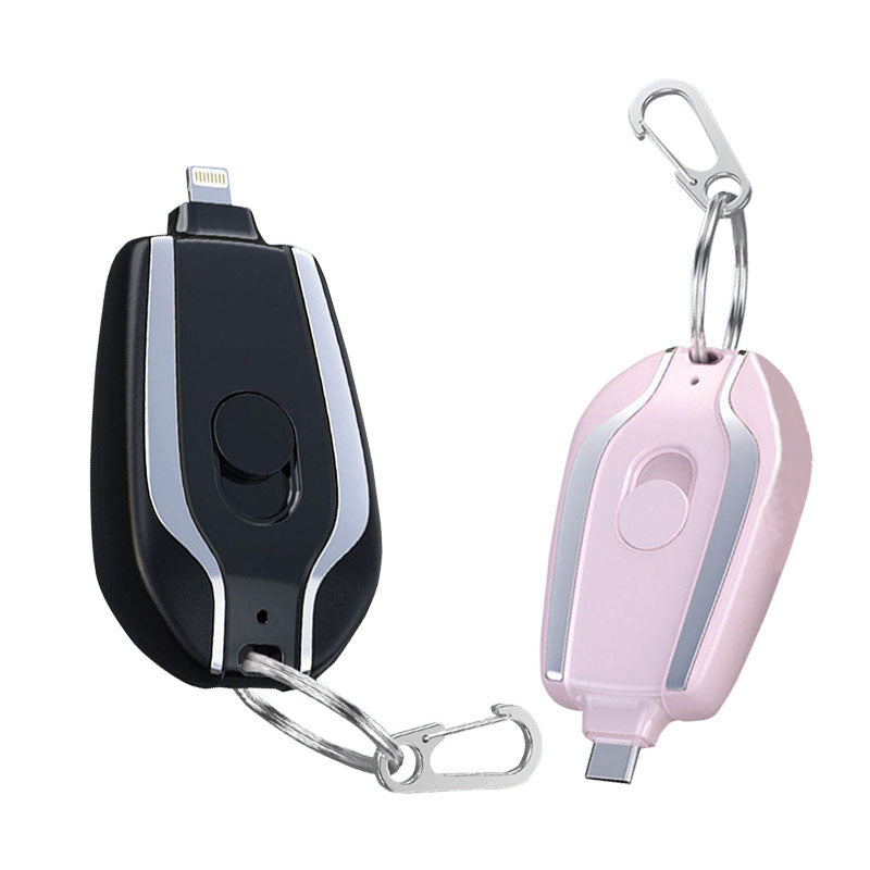 Portable Charger Keychain Power Pod 2 in 1 Fast Charging Key Chain