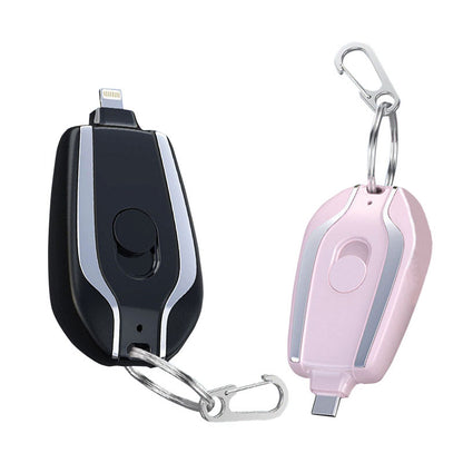 Portable Charger Keychain Power Pod 2 in 1 Fast Charging Key Chain