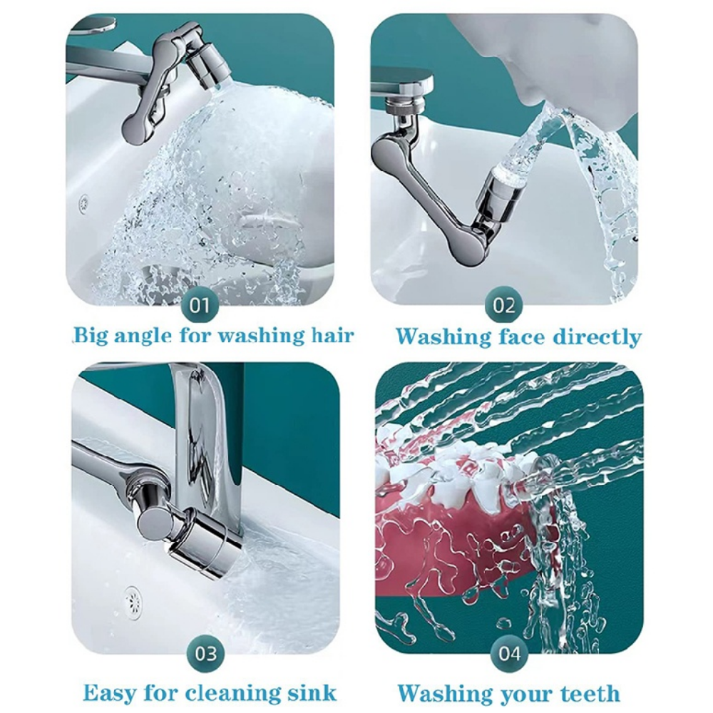 Upgrade Your Kitchen Sink with This Rotatable Water Bubbler