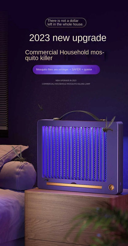 New Wall-Mounted & Portable Mosquito Killer Lamp: Desktop Charging, Outdoor LED Mosquito Eliminator for Home and Travel"