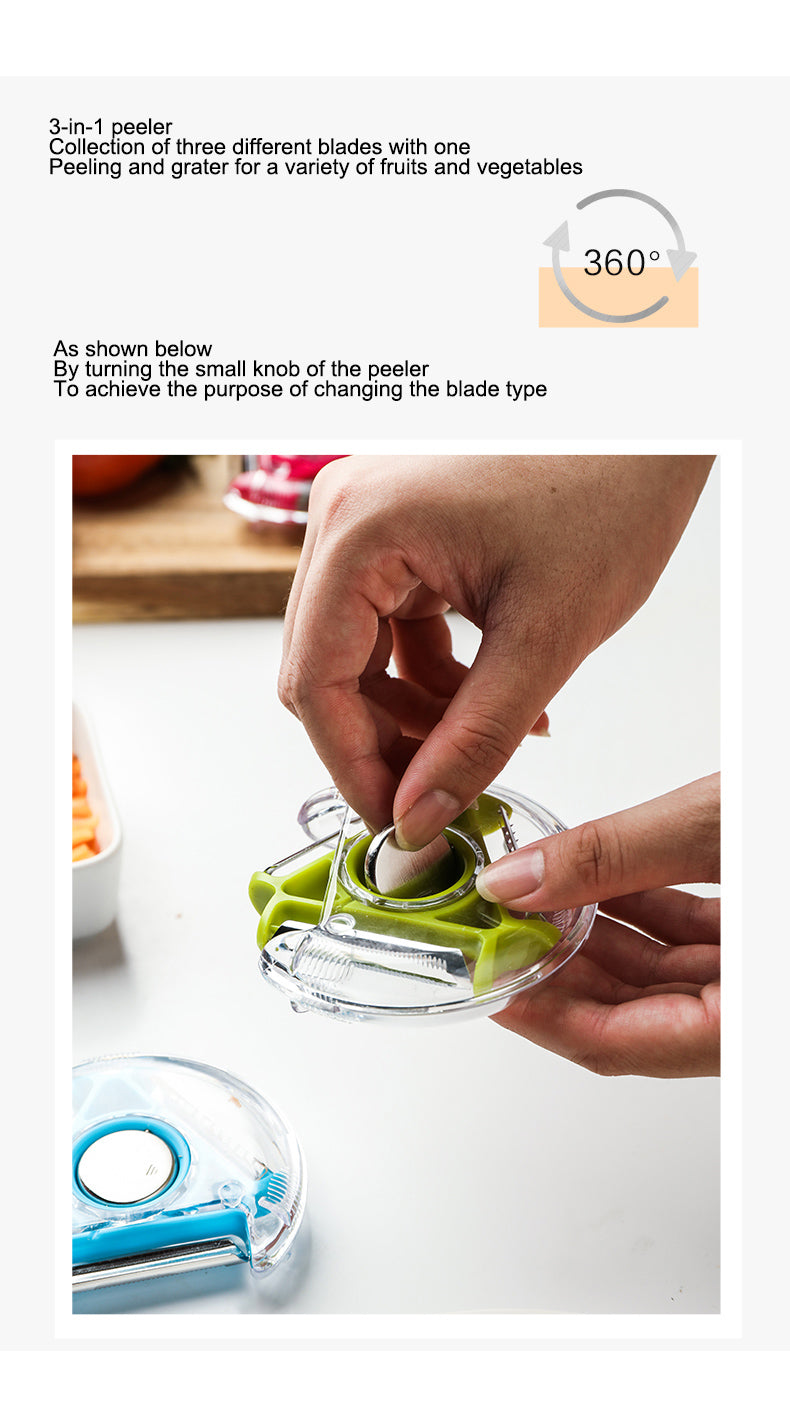 Vegetable Peeler Stainless Steel Blade