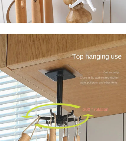 Kitchen Tools Spoon Holder Stand 360 Degrees
