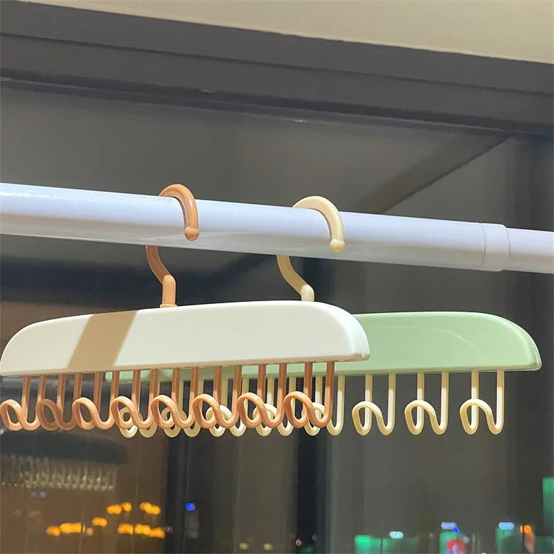 8 Hooks Multi-Purpose Adhesive Hanger – Space-Saving Organizer for Kitchen, Bathroom & Cabinets