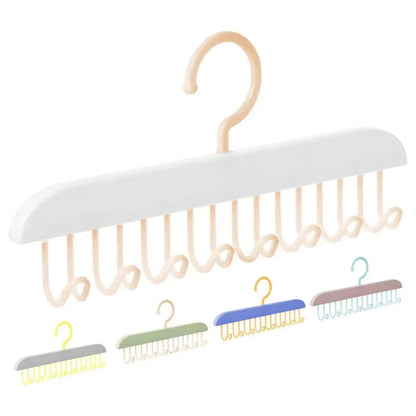 8 Hooks Multi-Purpose Adhesive Hanger – Space-Saving Organizer for Kitchen, Bathroom & Cabinets