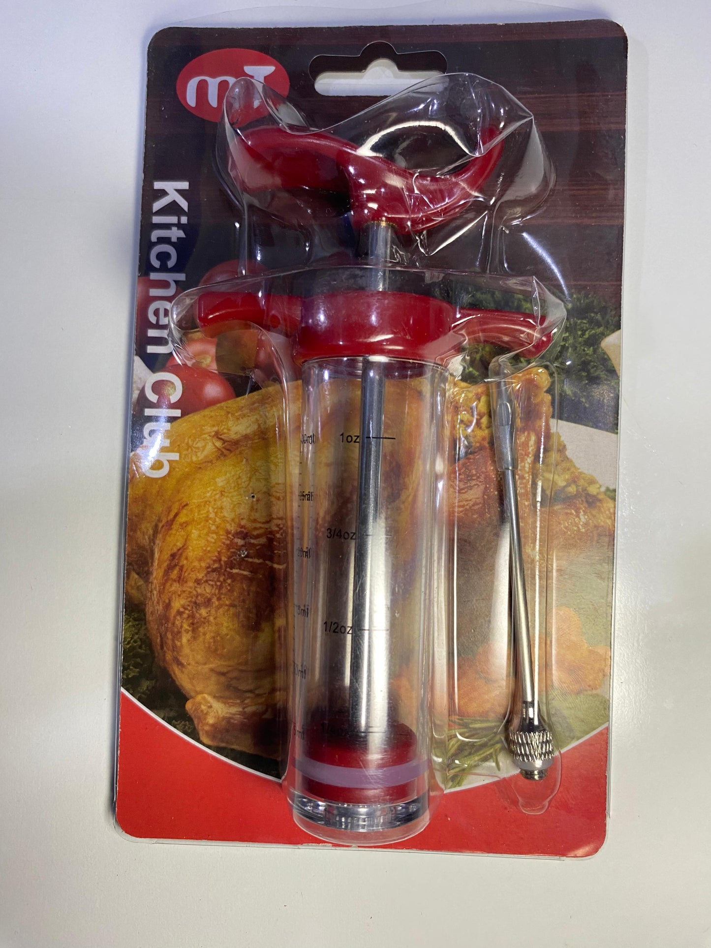 Stainless Steel Barbecue Meat Syringe - Perfect for Bari Eid!