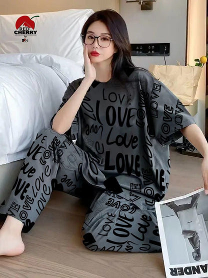 Drop Shoulder Printed Casual Suit – Relaxed Fit, Stylish Design, and Comfortable Fabric