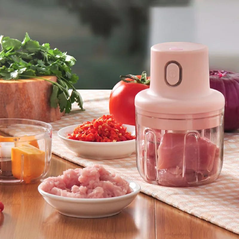Rechargeable Electric Bowl Food Chopper