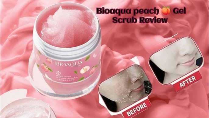 Bioaqua Peach Extract Fruit Acid Exfoliating Face Gel Cream – Unveil Your Naturally Glowing Skin!"