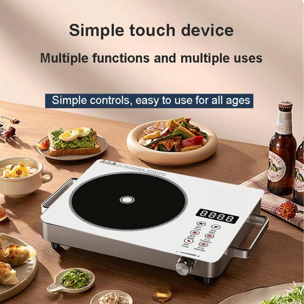 "Multifunctional Electric Stove 3500W – Infrared Cooker Compatible with All Pots | Energy Efficient & Durable"