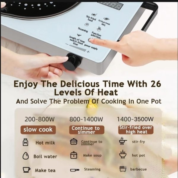 "Multifunctional Electric Stove 3500W – Infrared Cooker Compatible with All Pots | Energy Efficient & Durable"