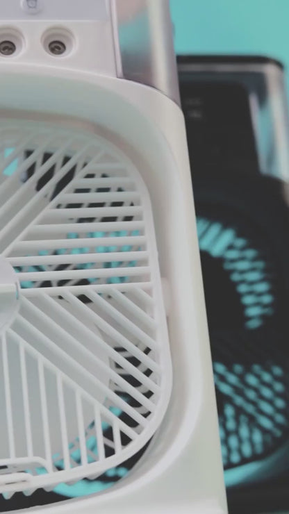 Hydrocooling Portable Air Conditioner & Humidifier: 3-Speed Fan for Office and Home