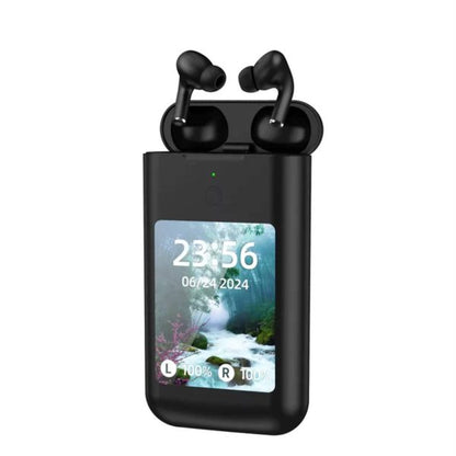 TF20 Box 3-in-1 Earbuds | Wireless Earbuds with Power Bank & Multimedia Display