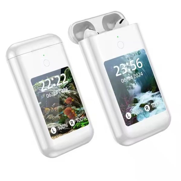 TF20 Box 3-in-1 Earbuds | Wireless Earbuds with Power Bank & Multimedia Display