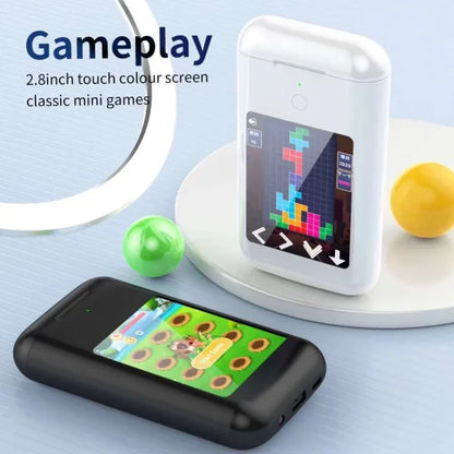 TF20 Box 3-in-1 Earbuds | Wireless Earbuds with Power Bank & Multimedia Display