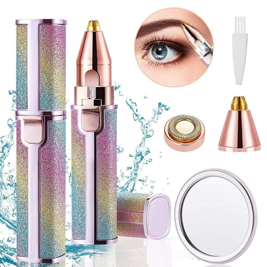 Flawless 2-in-1 Facial Hair Remover - Portable for Women