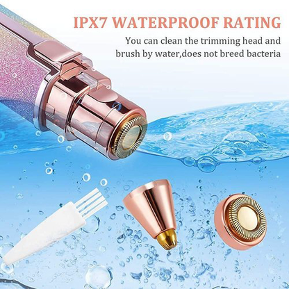 Flawless 2-in-1 Facial Hair Remover - Portable for Women