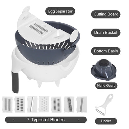 Multi-Functional Vegetable Slicer Kitchen Tools - Easy to Use, Fast, and Durable