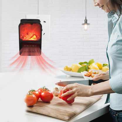 Keep That Home Sweet Home Warmer | Mini ElectricWall-outlet Flame Heater