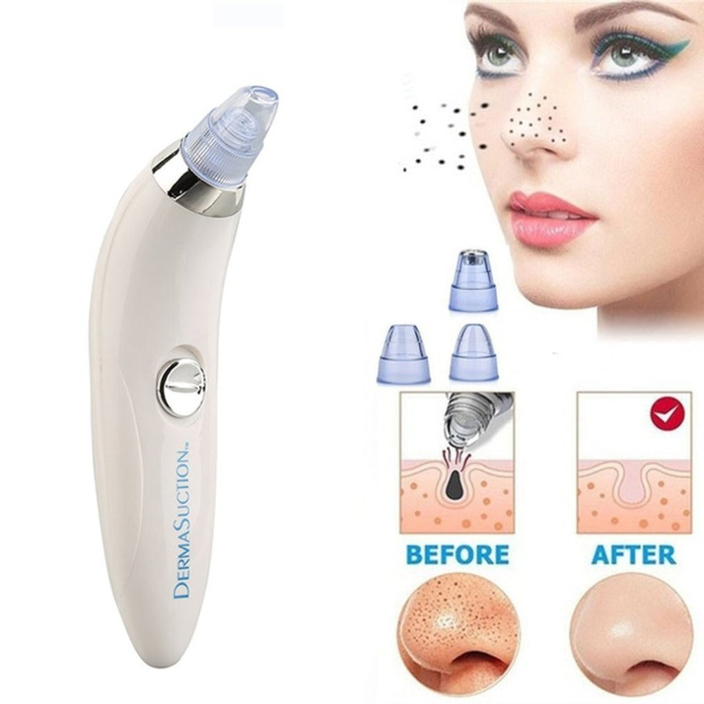 Remove blackheads and impurities without squeezing with DermaSuction
