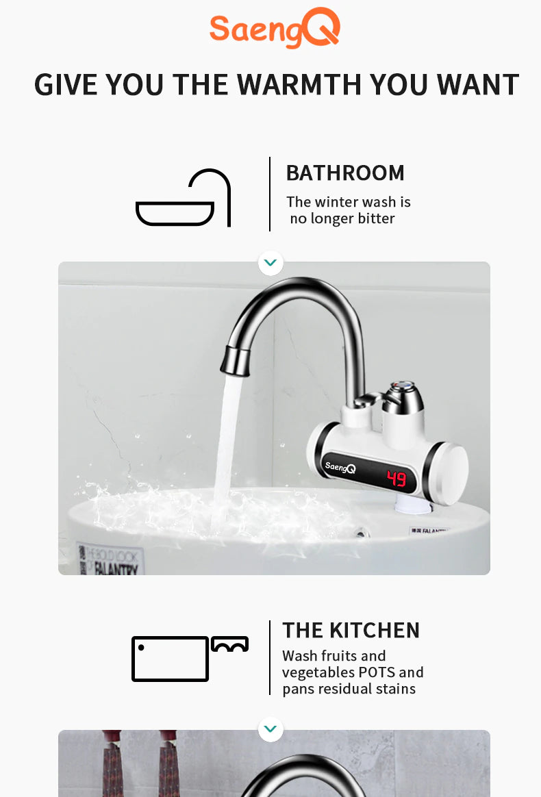 Electric Heating Water Tap