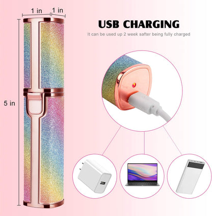 Flawless 2-in-1 Facial Hair Remover - Portable for Women