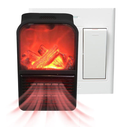 Keep That Home Sweet Home Warmer | Mini ElectricWall-outlet Flame Heater