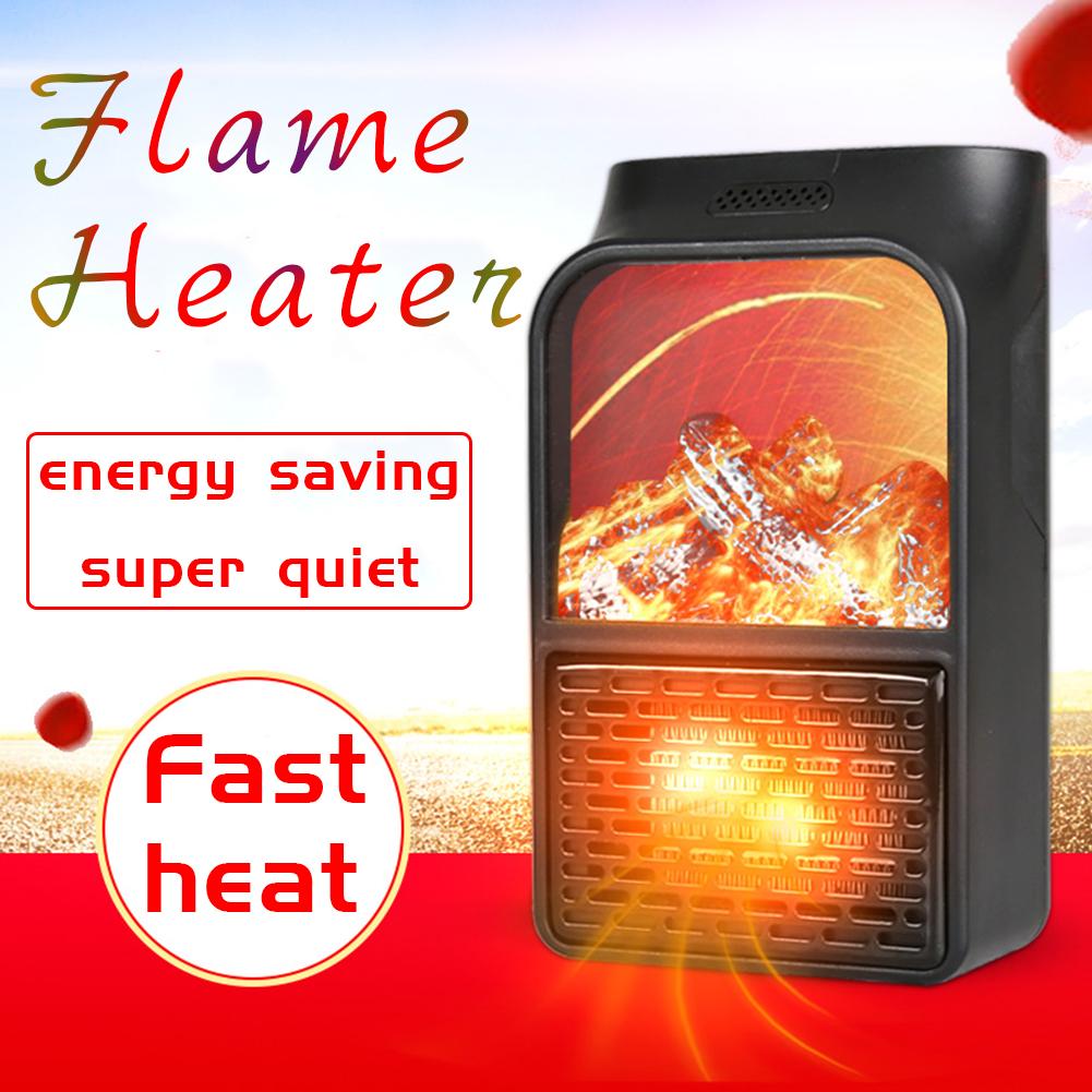 Keep That Home Sweet Home Warmer | Mini ElectricWall-outlet Flame Heater
