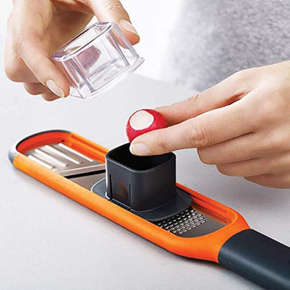 Mini Handy Grater And Slicer (with Protective Finger Guard)