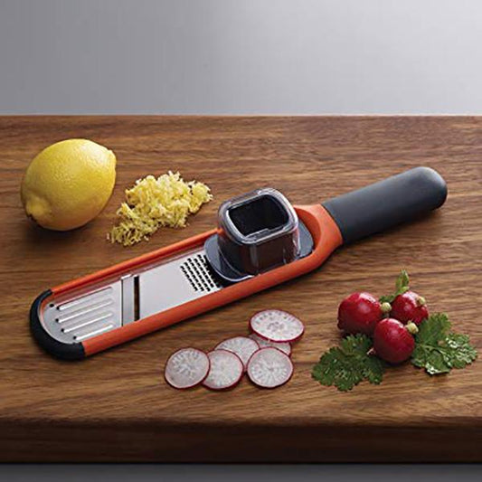 Mini Handy Grater And Slicer (with Protective Finger Guard)