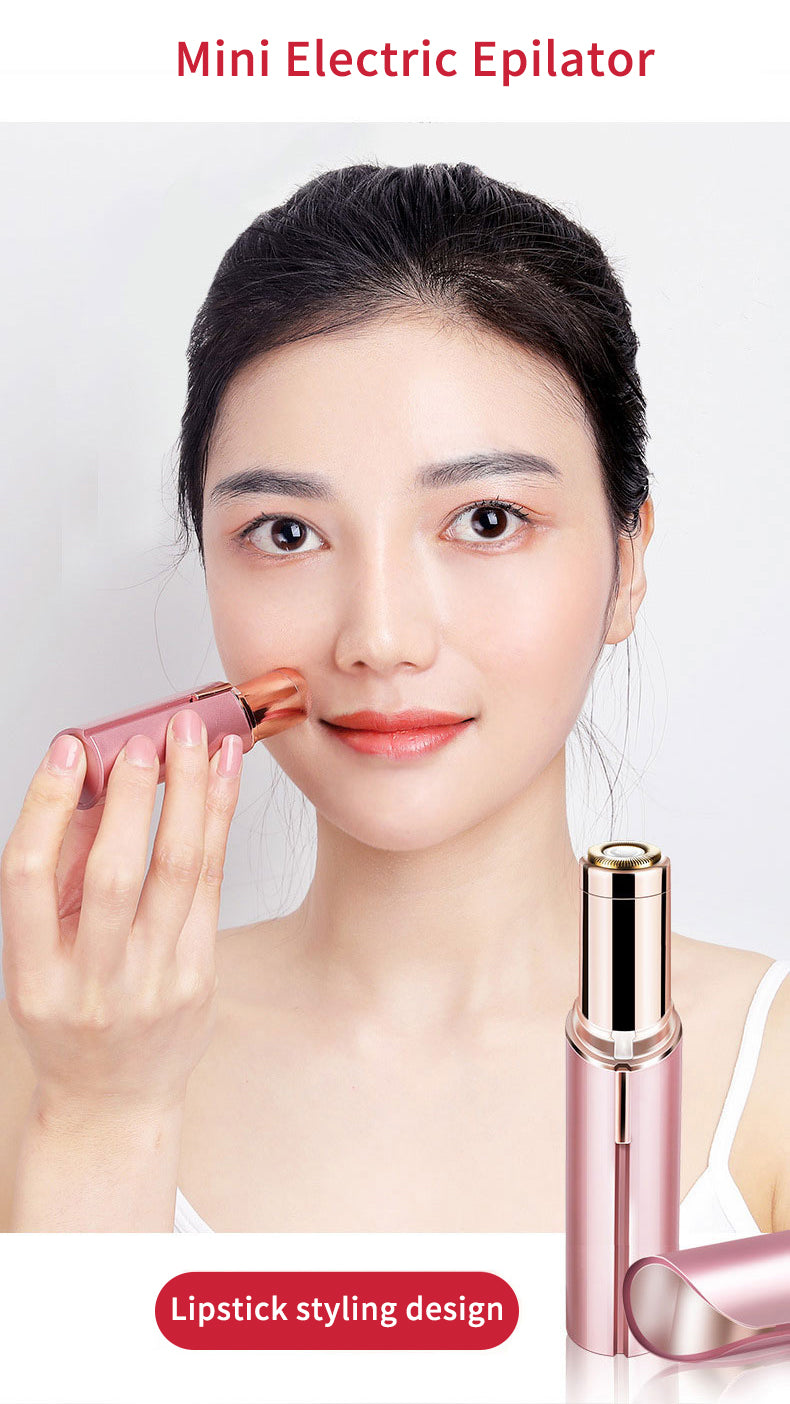 Remove Faceless Hairs With Flawless Facial Chargeable Usb Charging Epilator Face Hair Removal Lipstick Shaver
