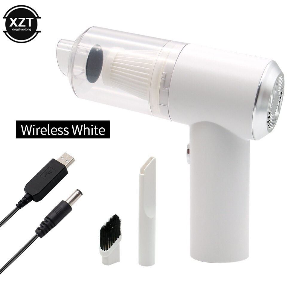 Portable Mini Wireless Car Vacuum Cleaner for Car Interior & Home Cleaning