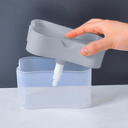 Soap Dispenser & Sponge in One Instant Cleanup