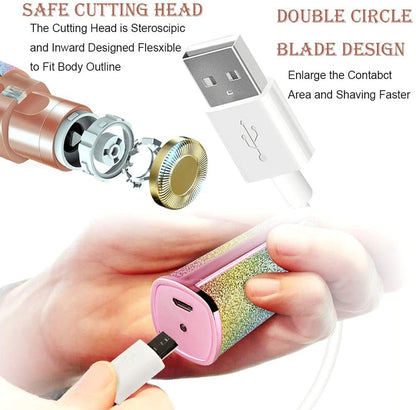 Flawless 2-in-1 Facial Hair Remover - Portable for Women