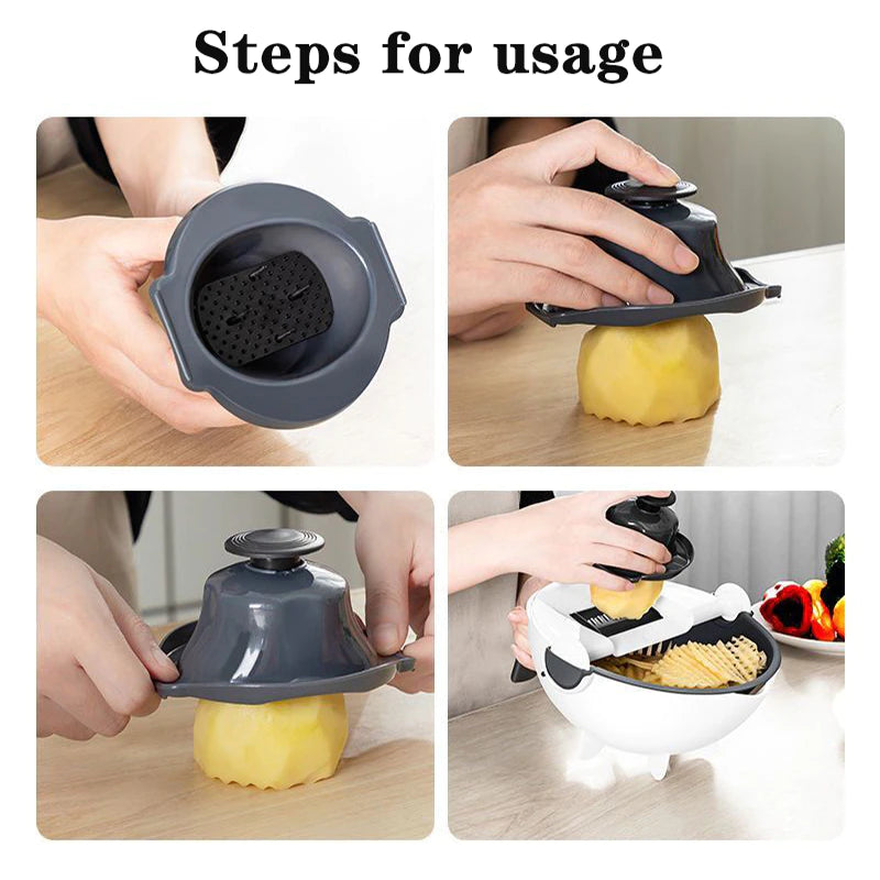 Multi-Functional Vegetable Slicer Kitchen Tools - Easy to Use, Fast, and Durable