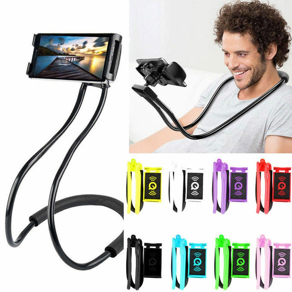 Keep Your Phone Handy Safe And Secure With This Neck Phone Holder Stand