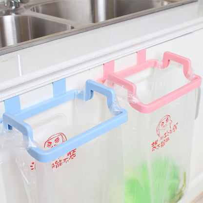 Hang your dish towels and garbage bags with this Kitchen Hanging Trash Bag Rack