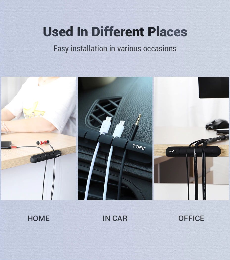 Keep Your Desk Clean and Neat with This New Desktop Wire Organizer