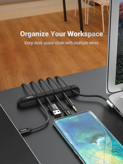 Keep Your Desk Clean and Neat with This New Desktop Wire Organizer