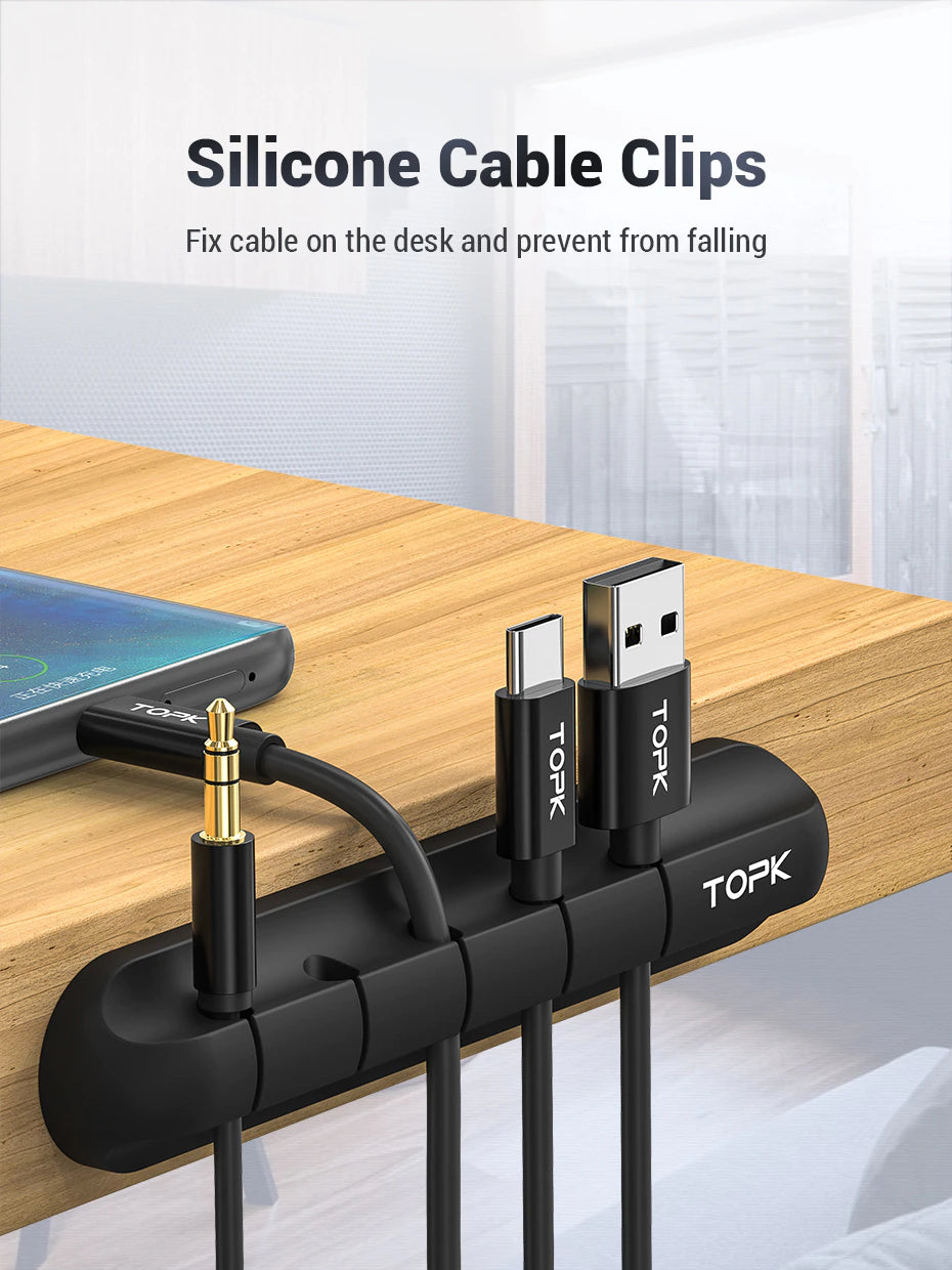 Keep Your Desk Clean and Neat with This New Desktop Wire Organizer