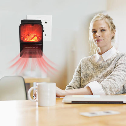 Keep That Home Sweet Home Warmer | Mini ElectricWall-outlet Flame Heater