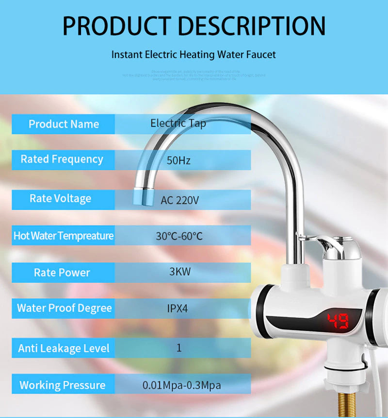 Electric Heating Water Tap