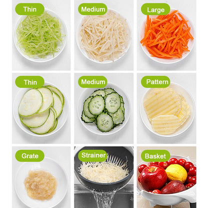 Multi-Functional Vegetable Slicer Kitchen Tools - Easy to Use, Fast, and Durable