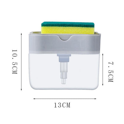 Soap Dispenser & Sponge in One Instant Cleanup