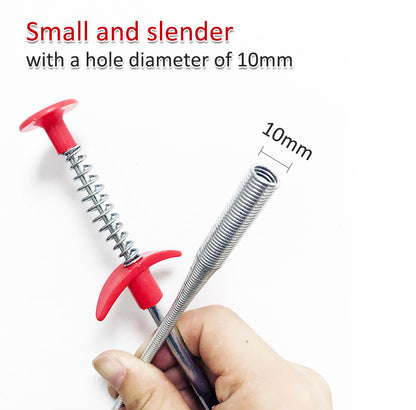 Quick & Easy Way to Clear Your drains | Sewer Dredge Spring Pipe Dredging Flooring Cleaning Tool Household Hair Cleaner