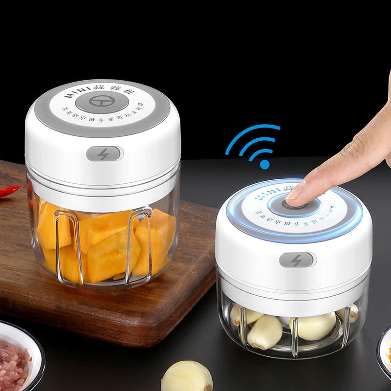 Electric Food Chopper - Rechargeable Wireless Kitchen Vegetable Mincer