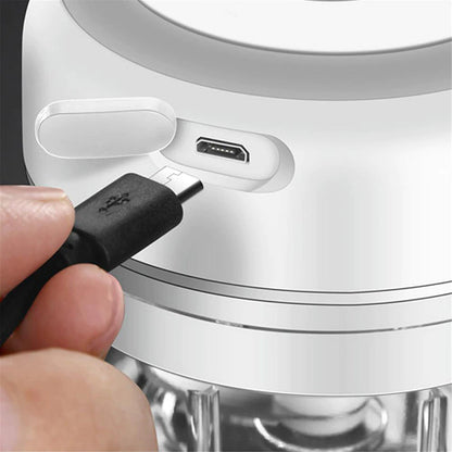Electric Food Chopper - Rechargeable Wireless Kitchen Vegetable Mincer