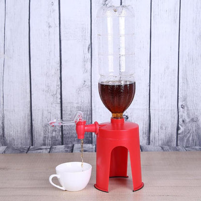 This Soda Coke Bottle Upside Down Drinking Dispenser is perfect for a fun weekend!