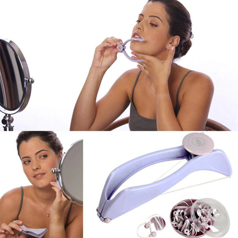 The Perfect Way To Remove Facial Hair | Manual Threading System